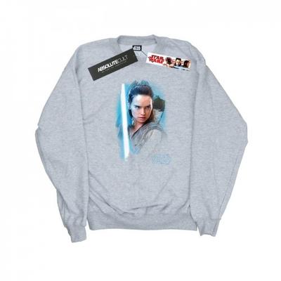 Kadın/Bayan The Last Jedi Rey Fırçalanmış Sweatshirt