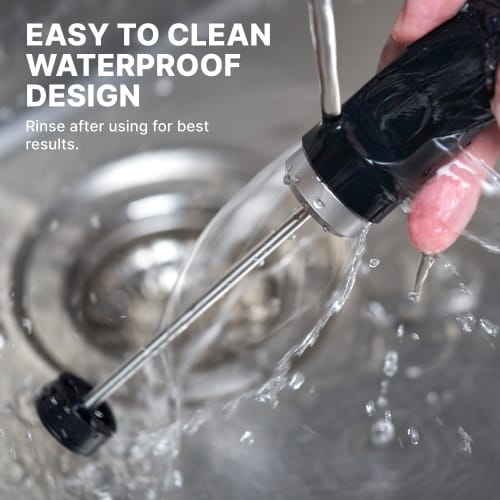 Subminimal NanoFoamer Lithium Performance Milk Frother | USB-C Rechargeable, IP4 Waterproof, Dual Speed, Stainless Steel | Premium Microfoamed Milk in