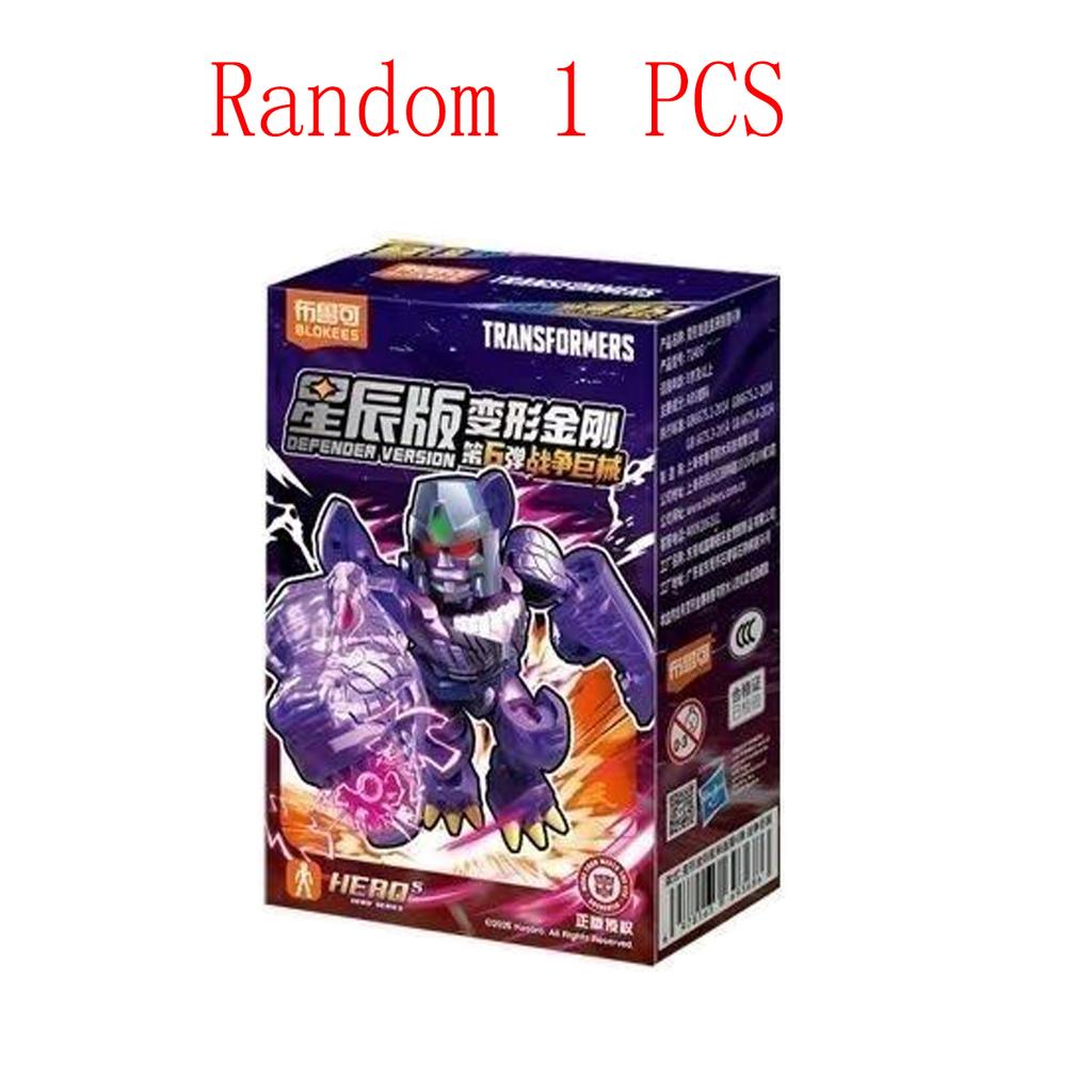 Original Blokees Transformers Defender Version Vol.4 Serie Blind Box Anime Zubehör Bauspielzeug Sammlermodell Lustige Geschenke