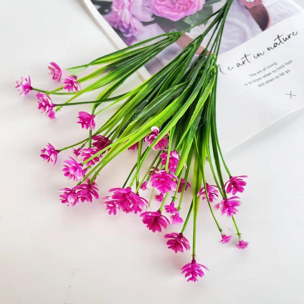 7 Forked Spring Grass Camellia Simulation Flower Gypsy Rose Daffodil Corn