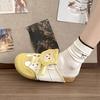 Butter Bear Platform Boken Shoes Women's Outer Bag Head Slippers Summer 2025 New One-pedal Comfortable Big Head Shoes