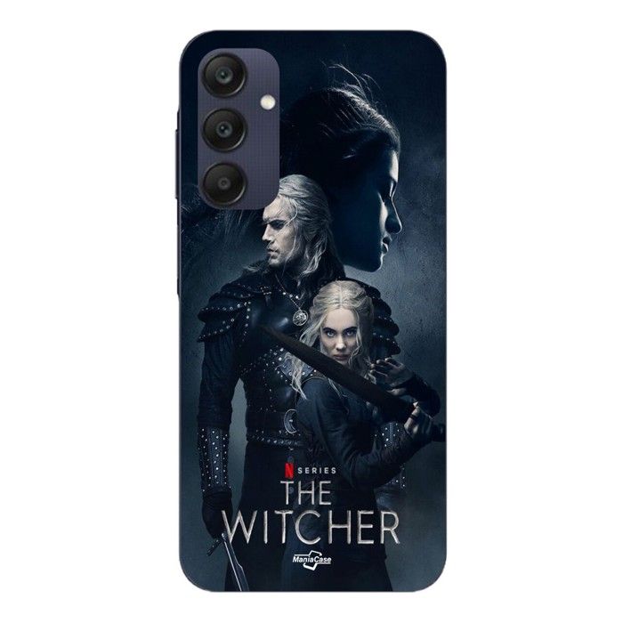Case For Samsung Galaxy A25 The Witcher Geralt Yennefer Ciri Sword Maniacase