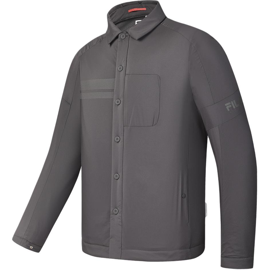 Men's Jacket FILA Puffer Jacket Men's Gunmetal Gray