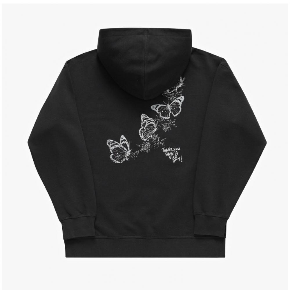 Ganni T4082 252 ISoli Heart Logo Print Women S Hoodie