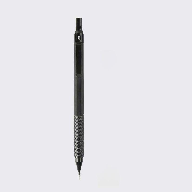 Professional Metal Mechanical Pencil, 0.5/0.7mm, Low Center Gravity, Weighted Feel, Continuous Lead Feed for Drawing & Painting.