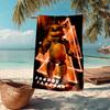 Ultra-Soft Beach Towel with Freddy Theme,Ideal for Pool - Camping, Diving - Perfect Travel Essential, Vibrant Beach Towel.