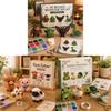 Kleines 3D-Tier-Bastelset mit Perlen und Kunststoffmaterialien für DIY-Tierdekoration und Kinderkreativität