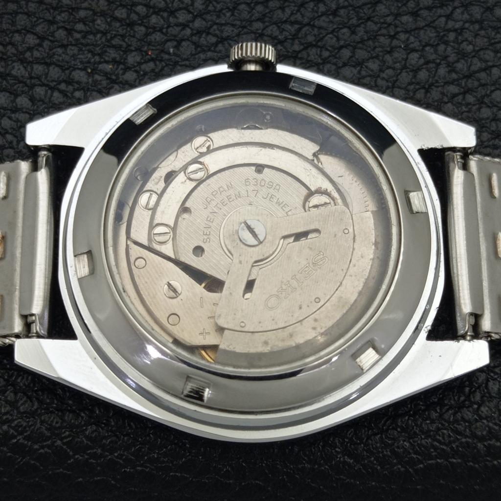 SEIKO 5 AUTOMATIC 6309A REFURBISHED JAPAN MENS GREEN COLOR DIAL WATCH a440301-4 Sk-a440301