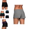 Plus Size Square Swim Shorts For Women Conservative Frenulum Design With Large Size And Good Elasticity