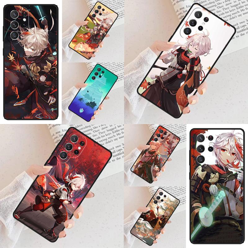 Genshin Impact Kaedehara Kazuha PATTERN Cell Phone Case for Samsung Galaxy S26 Ultra S25 S24 S23 S22 S21 S20 Note10 Cover