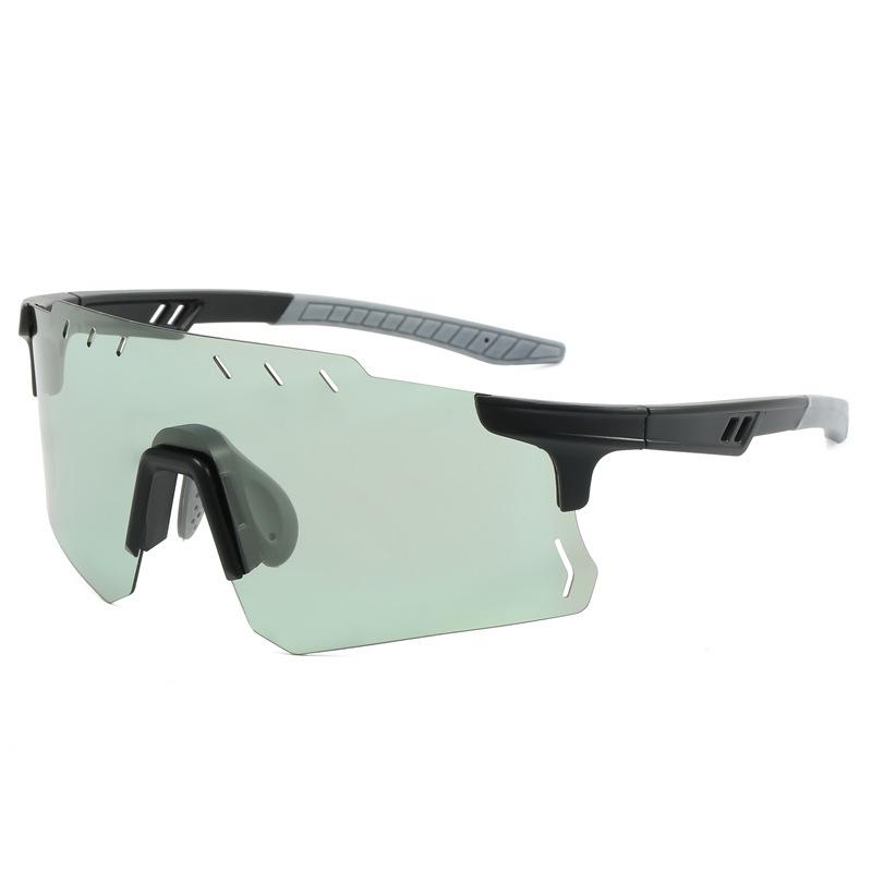 2025 neue Outdoor-Sportsonnenbrille farbwechselnde Radsportsonnenbrille polarisiert ultraleicht winddicht Brille Tide