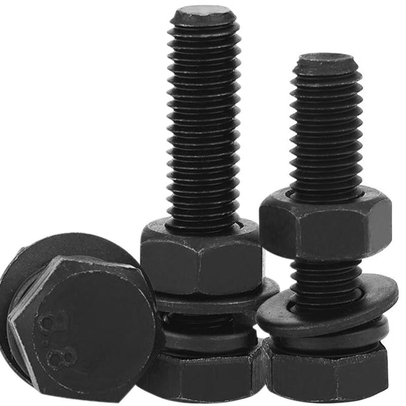 Grade 8.8 Carbon Steel M18x120 Hex Bolt, Nut & Washer Combo Set