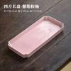 Boutique Chinese Style Rectangle Tea Tray Multipurpose Ceramics Pot Bearing Dry Bubble Tray Household Dessert Fruit Plate Gifts