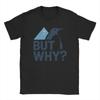 Nihilist Penguin But Why Meme T Shirts Unisexs  Cotton Vintage TShirts Round Collar  Tees Short Sleeve Tops Big Size