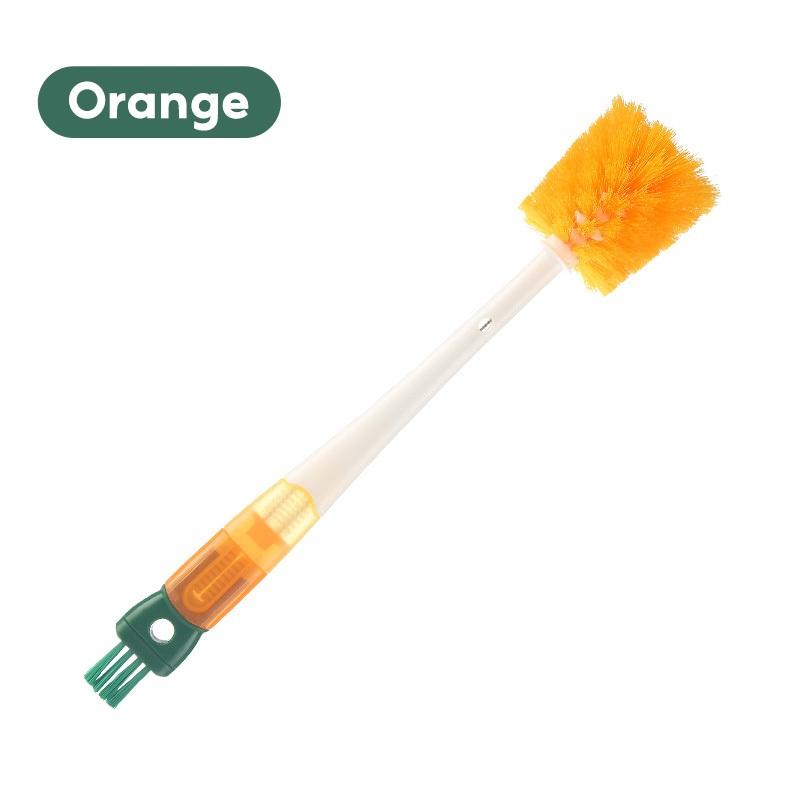 5IN1 Long Handle Cleaning Cup Brush Multifunction Milk Bottle Cleaning Brush Kitchen Supplies