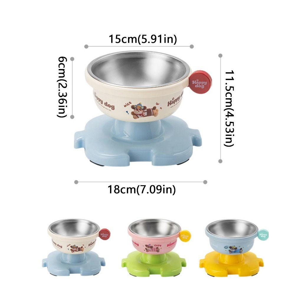 Neck Protection Anti-Choking Cat Bowl Cartoon Cat Drinking Bowl Cat Food Container  Home Indoor