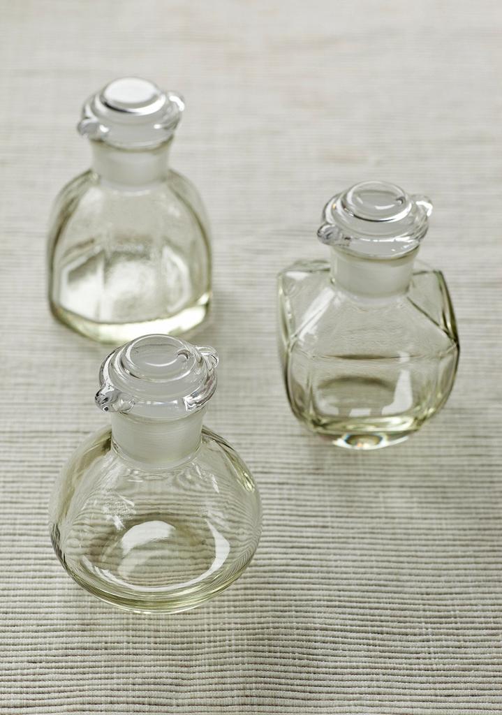 Hirota Glass Reproduction Soy Sauce Dispenser, Amber, Square, 631-OA