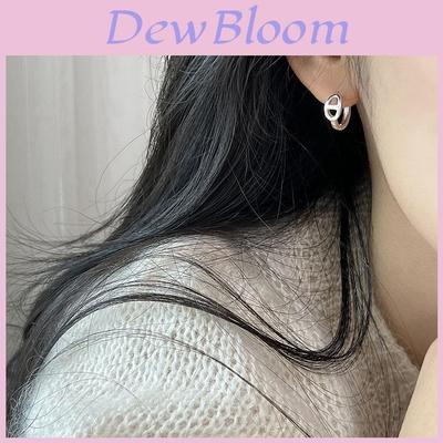 Pure Silver S925 Pig Nose Ear Studs Retro French Style Earrings For Women