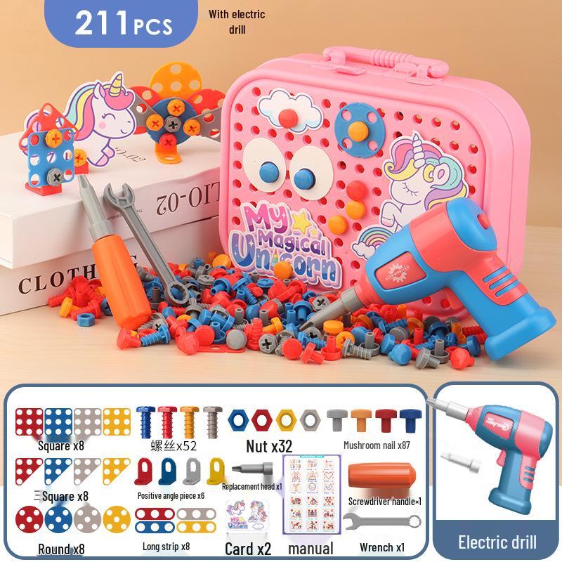 

Kids DIY Toolbox: Educational Screwdriver & Assembly Toy Set