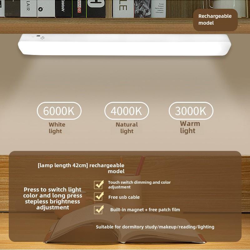 USB Rechargeable Eye Protection Desk Lamp with Remote Control for Dorms and Bedroom