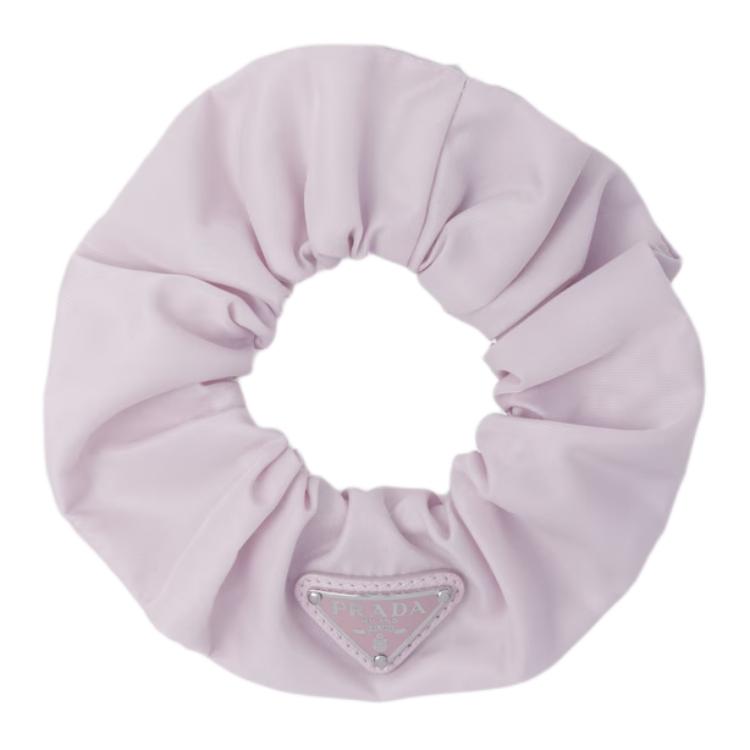 Prada Logo Decorated Recycled Nylon Hair Tie Women accessories Purple 1IF015_2DMI_F0230 F,Purple