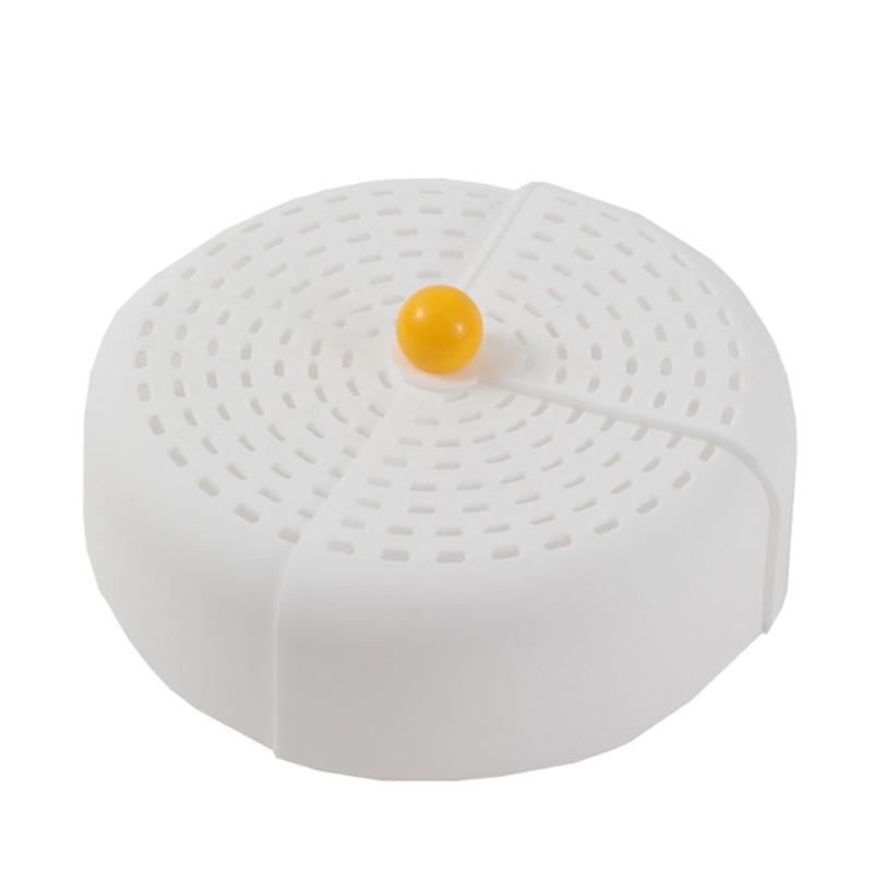 

Дышащая вентилируемая складная крышка для посуды, компактный дизайн, защита еды, легко моется, незаменима на кухне жёлтый