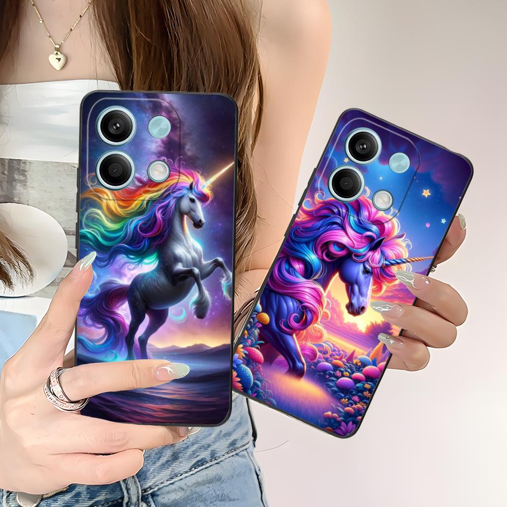 Fantasy Unicorn Mobile Phone Case for POCO M7 M6 M5 M4 M3 X7 X6 X5 X4 X3 Pro GT 5G Colorful Printing Cover Cellphones Smartphone