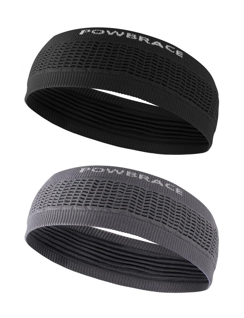 Powbrace Headband for Men and and Enhanced Perfect for Washing Your Highly for Strength and Athletic Activities Women, Sports, [New Edition], Face,