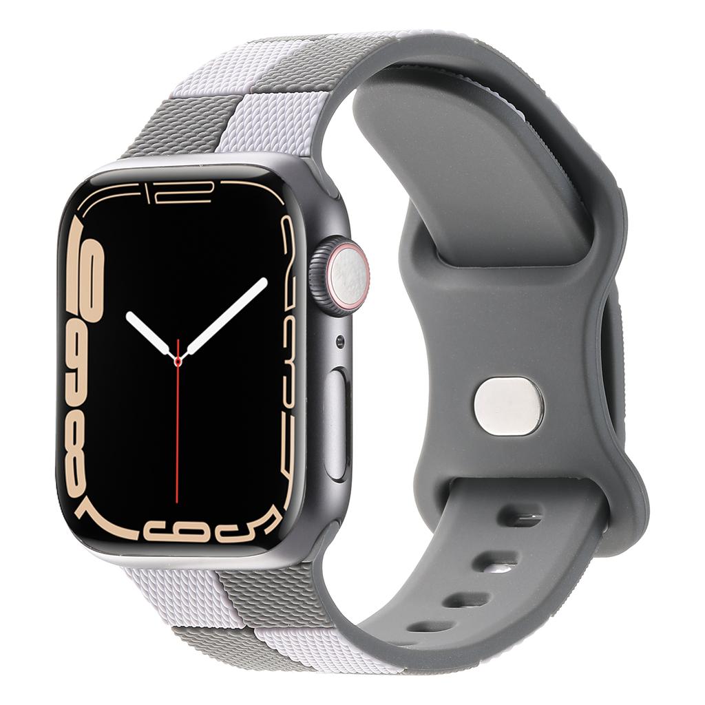 Sport Silicone Band For Apple Watch Strap 40mm 44mm 45mm 46mm Ultra 2 49mm 41mm 42 Mm Wristband Bracelet iWatch Series 7 6 8 9 10 SE 38mm Belt