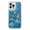 Mermaid Beads Pendant Silicone Case for Samsung S23pro and S22 Mobile Phones - A13 Female Quicksand Design, Tide 21 Anti-Fall Protection