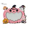 Waterproof Photo Frame Halloween Wooden Frame, Pumpkin Ghost Cat Cutout Picture Holiday Portrait Holder, Double-sided Tabletop Decor for Home