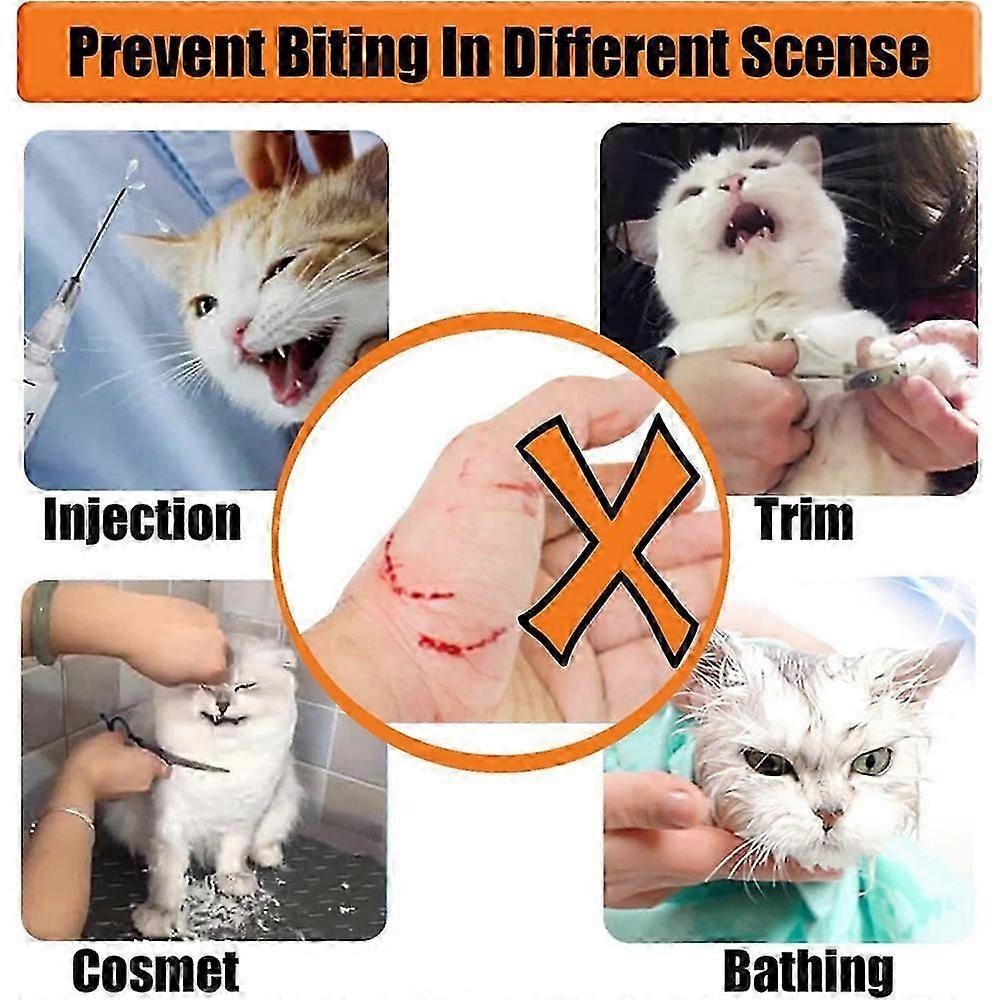 Cat Muzzle Clear Breathable Dogs Cats Bathing Grooming Tools Prevent from Cats Bite and Chew Puppy Kitten Muzzles Pet Supplies