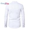 Cozy Up Men's Dress Shirts Long Sleeve Wrinkle-Resistant Casual Button Down Shirt