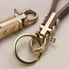 Premium Heavy Duty Brass Keychain Clasp Screw Lock Buckle Rust-Resistant Motorcycle Car Key Organizer for Riders Gifts