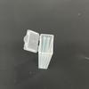 Plastic 5-Piece Slide Box for Pathology Slides, Transparent Storage Box with Mailing Clip