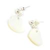 Les Trésors De Lily [E9105] - Boucles Argent 'Pure Love' Nacre