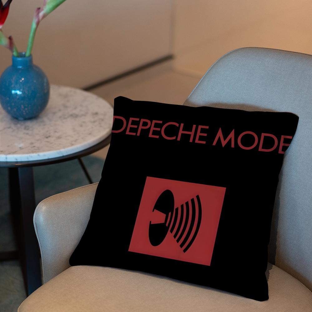 Band D-Depeche M-Mode Memento Mori Cushion Cover 2-in-1 Reversible Plush Pillow Cover | Car/Sofa/Bed | Perfect Gift