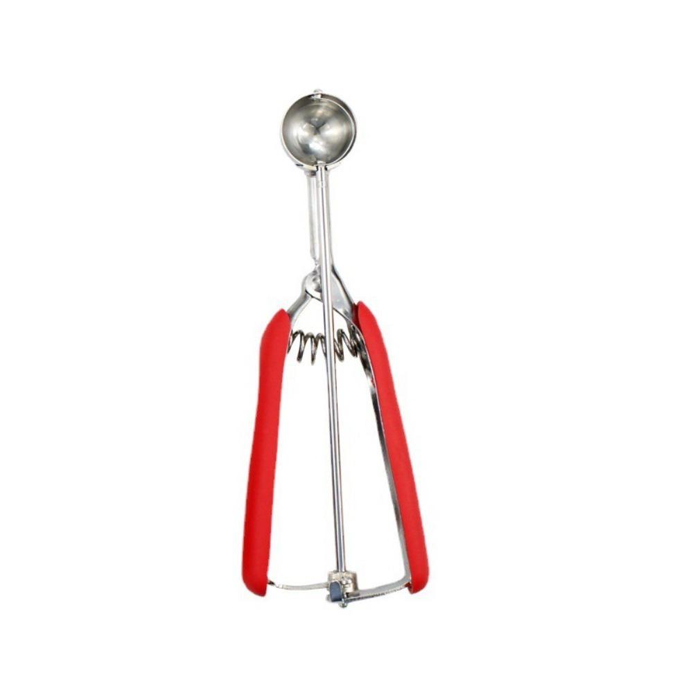 

1/3PCS Ice Ball Maker Ice Cream Scoop Cookie Dough Scoop for Cookie Muffin Ice Cream Red 3.8CM