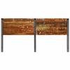 VidaXL Tête de lit 200 cm bois massif récupéré et fer, tête de lit à panneau, tête de lit double, tête de lit pour lit 4017559
