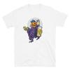 Scary Evil Jack O' Lantern Drinking Beer Halloween Short-Sleeve Unisex T-Shirt