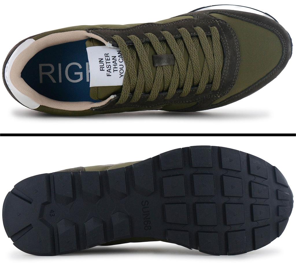 Sun68 Tom Solid - Men's Sneakers Shoes Green Z36101-19 ORIGINAL