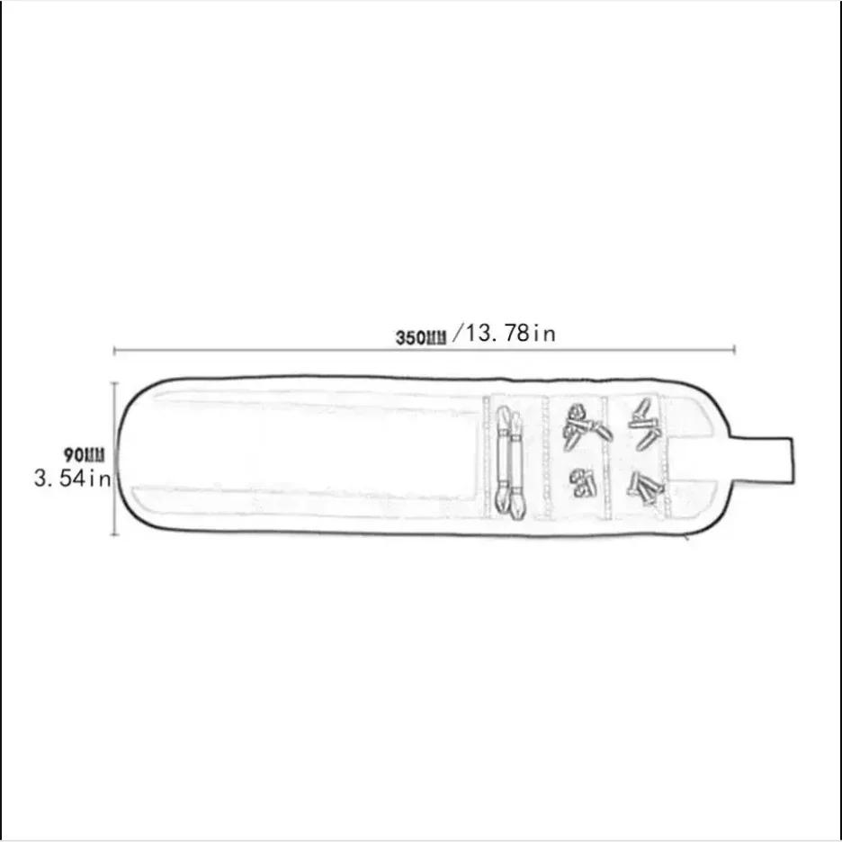 Magnetic Tool Wristband Working Magnetic Wristband, Magnetic Wristband with Strong Magnetic Nail Suction