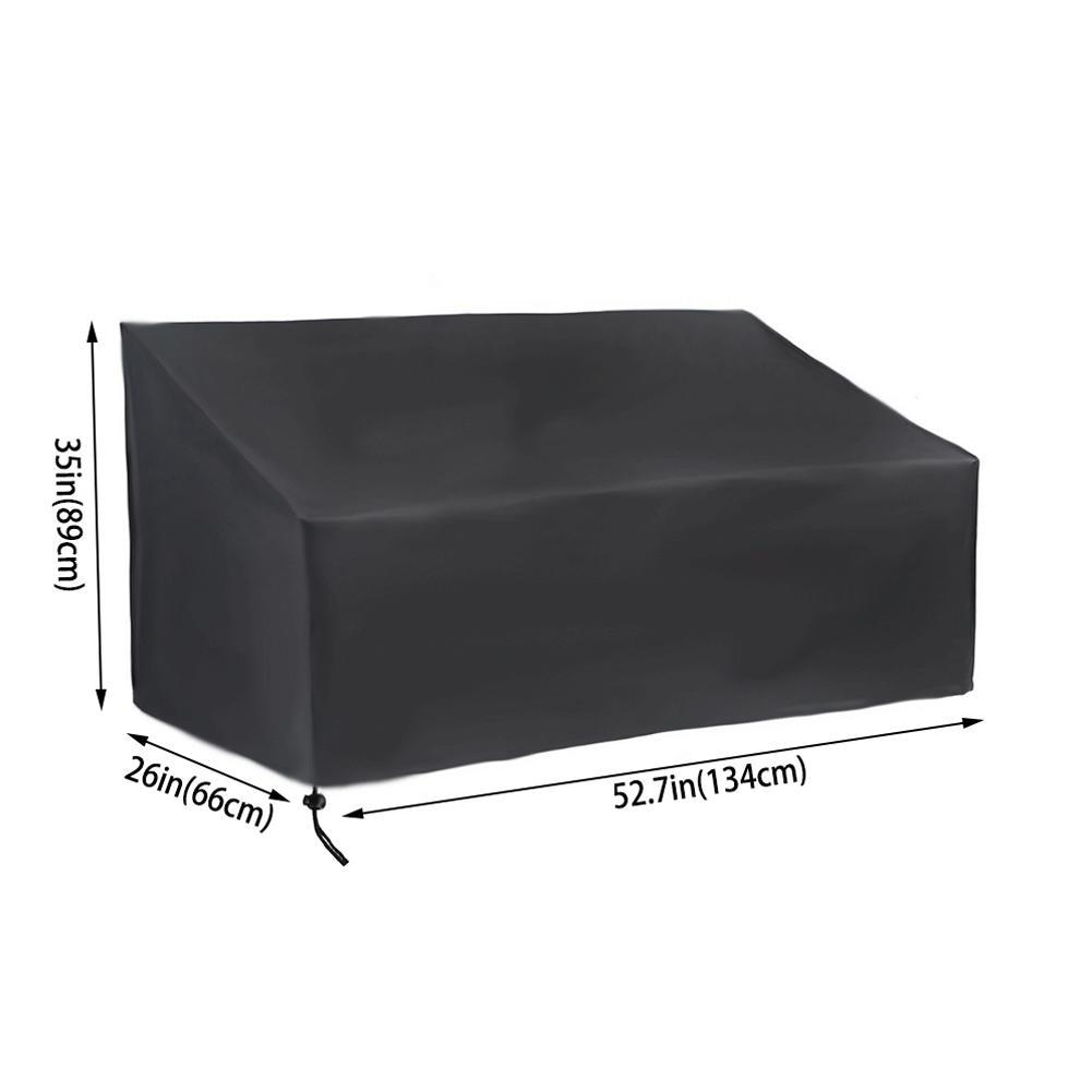 Waterproof Heavy Duty Garden Couch Cover Designed for 2 3 4 Seater Outdoor Benches with Weatherproof Drawstring Lock