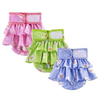 Botocoo Manners Belt para Cachorro Conjunto Lavável para Saia Reutilizável Filhote de Cachorro Fralda Higiênica Almofada para Mulheres Mais Velhas Amamentação Cintura Ajustável S Meninas, Fraldas,