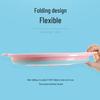 Portable Silicone Foldable Wash Basin - Large, Durable, Multi-purpose for Dorm or Foot Use