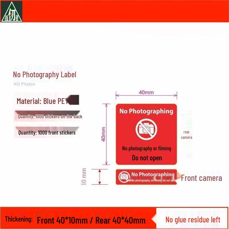 Camera Privacy and Anti-Photography Security Labels