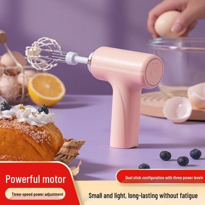 Kompakter kabelloser elektrischer Eierschläger & Sahneschläger Handmixer