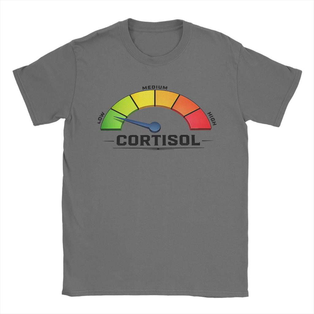 Casual TShirt Beach Low Cortisol Levels v Memes Leisure TShirts Cotton Tshirt for Couple Y2K Basic Hot Sale Short Sleeve Tops