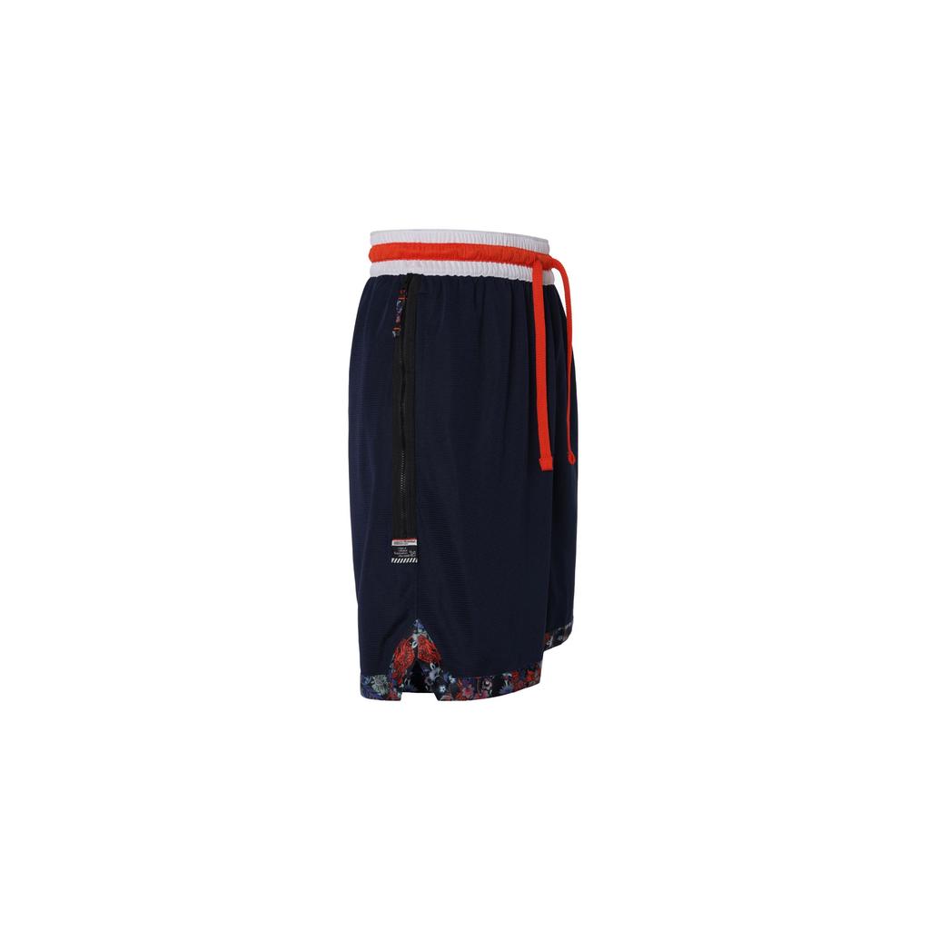 Nike Panel Logo Drawstring Straight-Leg Shorts Men Bottoms Blue BV9447-420