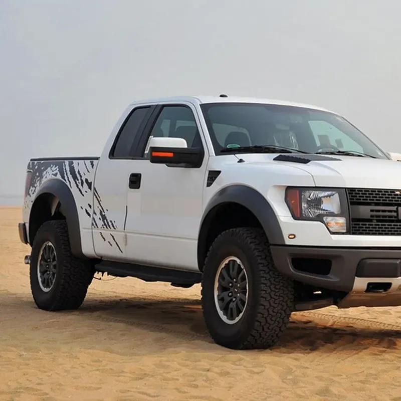 Pickup Body Side Stickers For Isuzu Dmax Dodge RAM 1500 Toyota Hilux Tacoma VW Amarok Truck Splash Decor Decals Auto Accessories